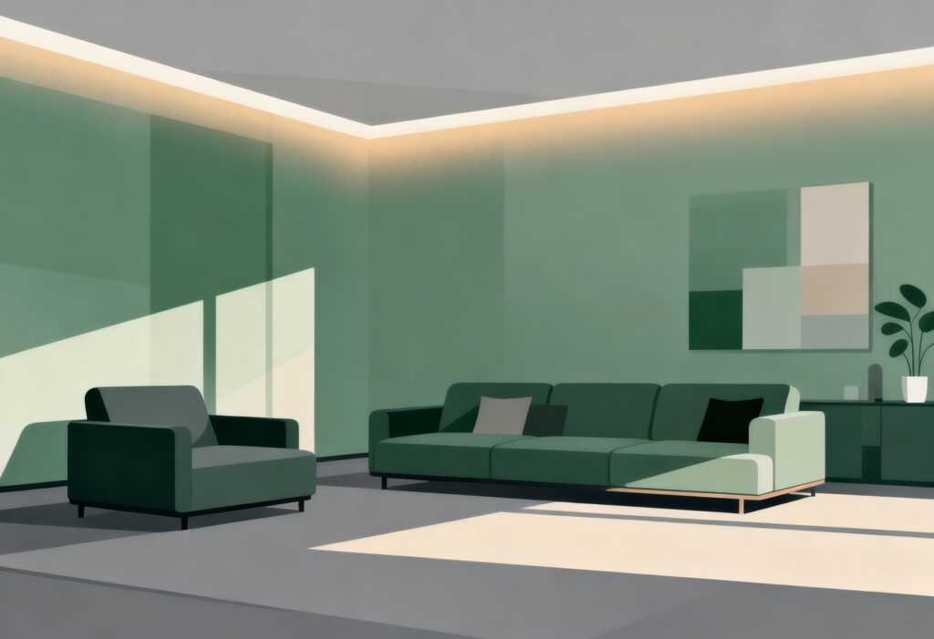 Professionelle Beleuchtungsinstallation für Wohn- und Geschäftsgebäude – moderne LED- und Design-Leuchten, Stromsparlösungen und präzise Montage